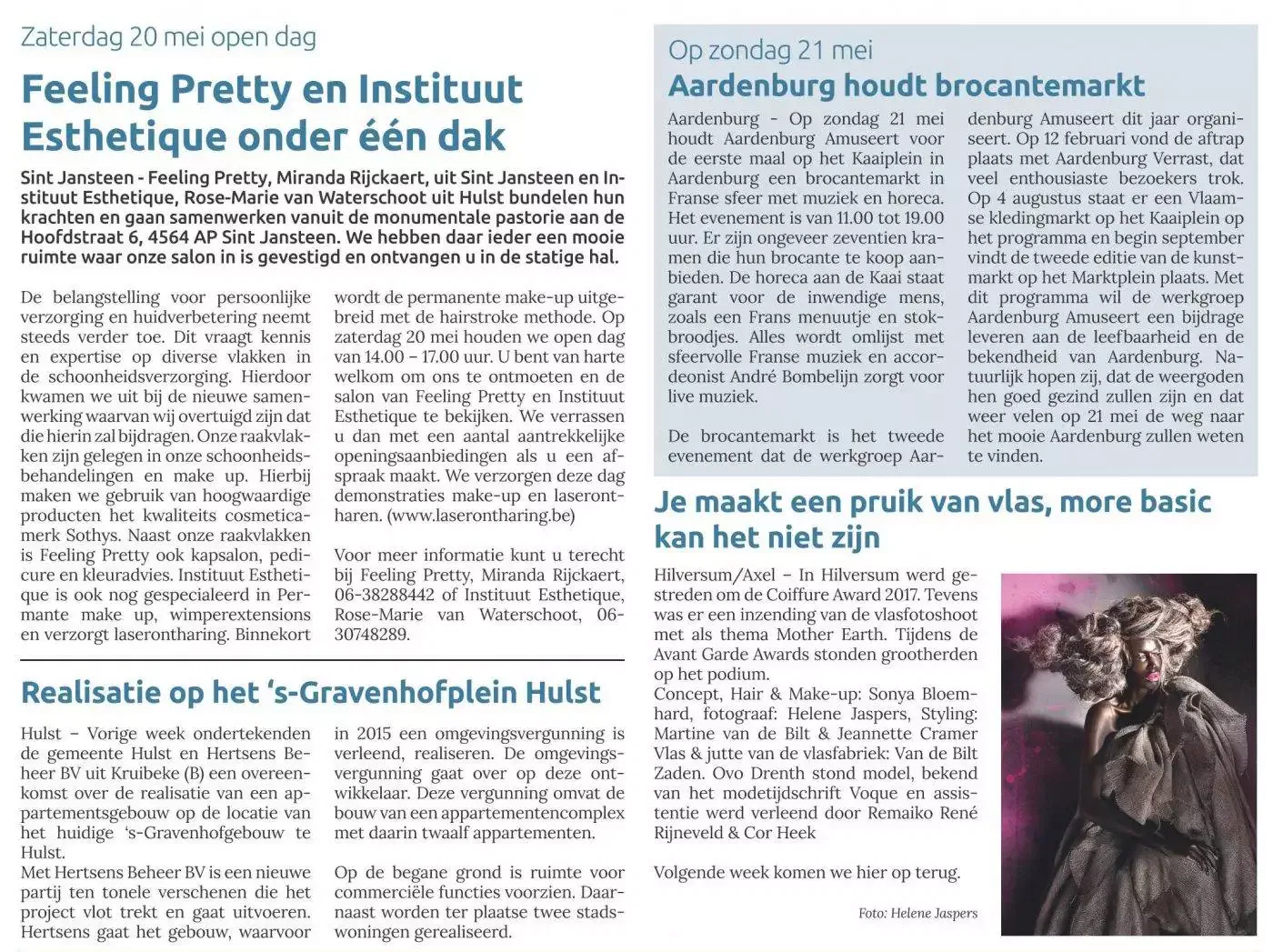 Vlaspruik, Streekbeeld