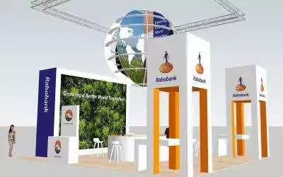 Beursstand gewonnen van de Rabobank op Contacta, Zeelandhallen foto 3