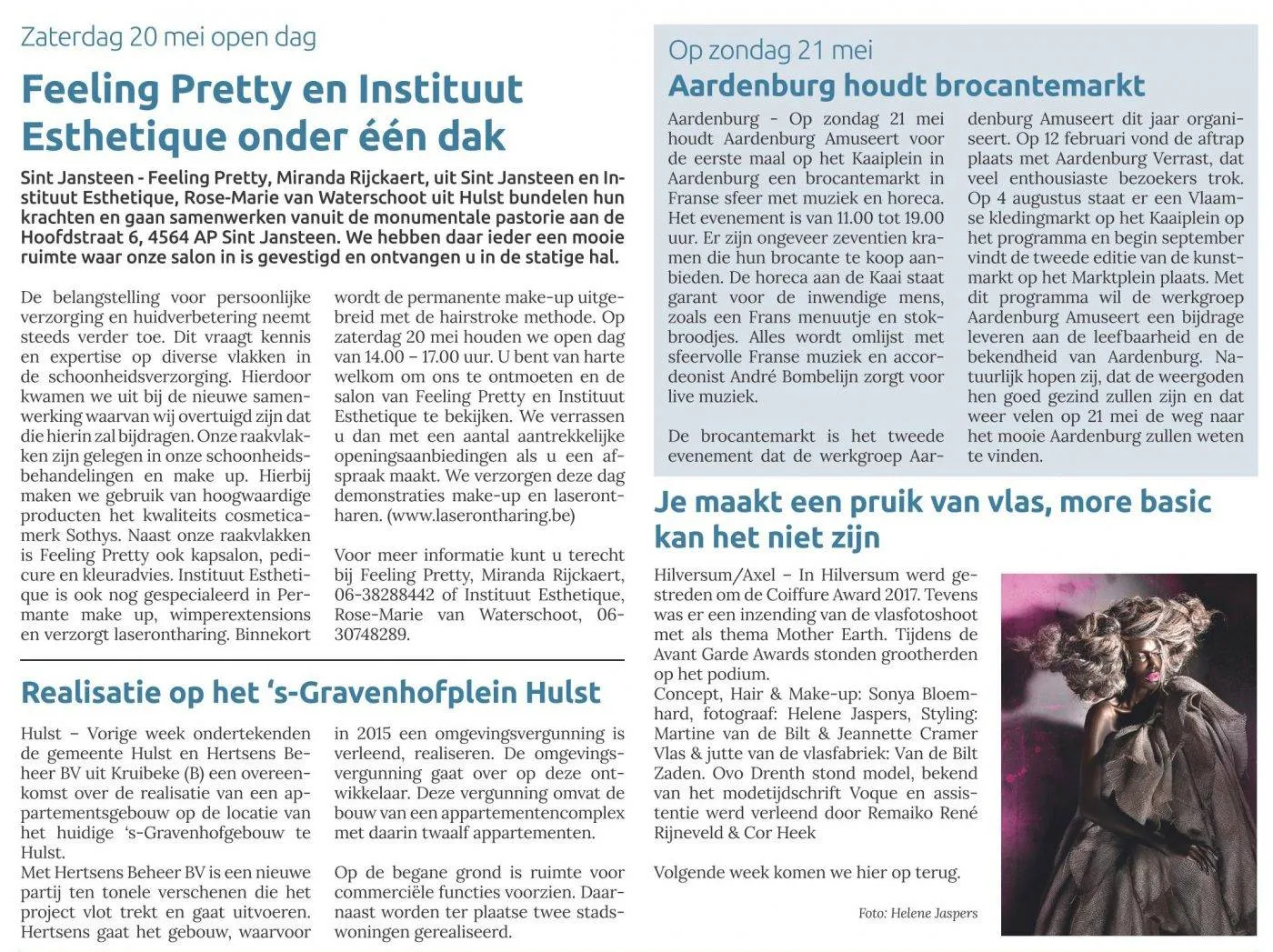 Vlaspruik, Streekbeeld